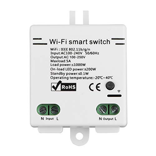 Smart WiFi Switch Module, Remote Control Domestic Appliances, WiFi Control Wireless WiFi Switch 1000W