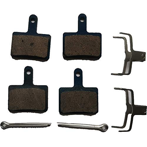 Bicycle Brake Pads for Shimano Deore TRP Tektro,Semi-Metallic Bike Disc MTB (2 Pairs).