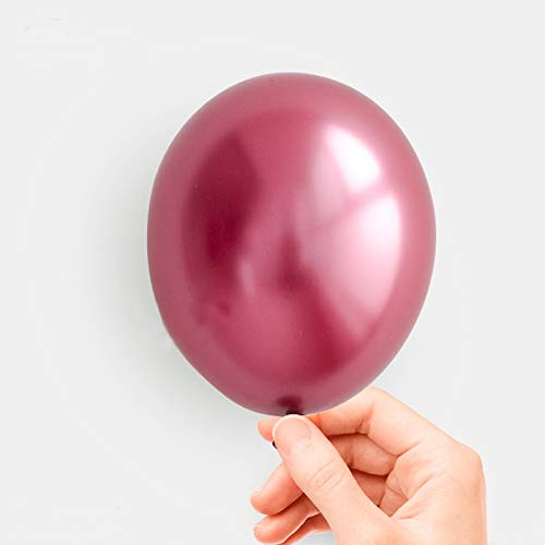 Pink Metallic Balloons 5 inch 50pcs Party Balloons Birthday Helium Balloon Chrome Latex Balloons