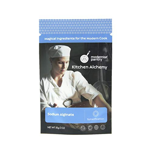Pure Sodium Alginate (Molecular Gastronomy) ? Non-GMO ? Vegan ? OU Kosher Certified - 50g/2oz