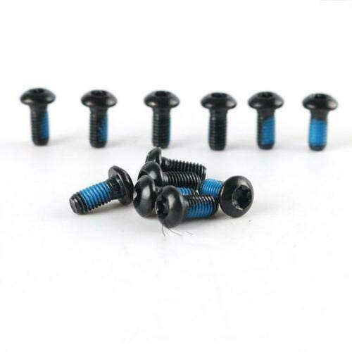 KOOZER Pack of 12 M5x10mm Steel Bolts for MTB Disc Brake Rotors - Bicycle Brake Disc Torx T25 Screws (Black)