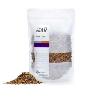 ROAR Organic Apple Crisp Herbal Tea 4oz. Loose Leaf / Naturally Caffeine Free / USDA Certified Organic