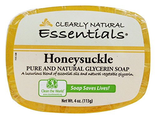 Clearly Natural Bar Soap, Honeysuckle, 4 oz, 3 pk Clearly Natural Bar Soap, Honeysuckle, 4 oz, 3 pk