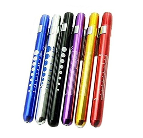 Liroyal 1 x Doctor Nurse Penlight Pen Light Flashlight Torch EMT Emergency Medical First Aid,yellow