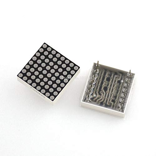 2PCS/LOT 8x8 88 Mini Dot Matrix LED Display Red Common Anode Digital 16-pin 20mmx20mm 1.9mm DIY Electronic Kit