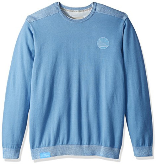 Levelwear LEY9R NBA Golden State Warriors Adult Men Baja 2-Tone Tab Pullover, Small, Slate Blue/Silk White Levelwear LEY9R NBA Golden State Warriors Adult Men Baja 2-Tone Tab Pullover, Small, Slate Blue/Silk White
