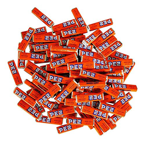 Pez Candy Single Flavor, Orange, 1 Lb