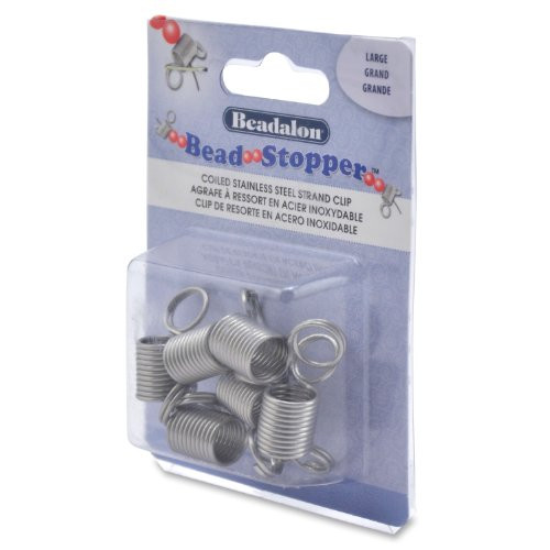 Beadalon 6-Piece Bead Stopper, Large Beadalon 6-Piece Bead Stopper, Large