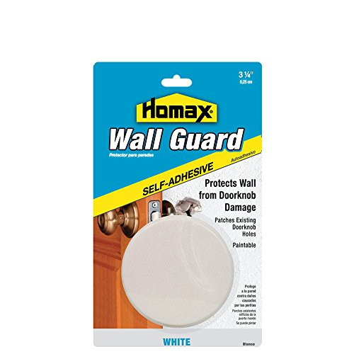 Homax 41072051033 Self-Adhesive Wall Guard, White, 3-1/4 inch