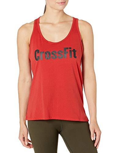 Reebok CrossFit Read Tank, Legacy Red, XL