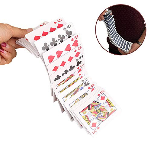 Comidox 1Set Electric Deck Magic Waterfall Card Magician Beginner Poker Card Magic Tricks Props Close-Up Street Gimmick Illusion Poker