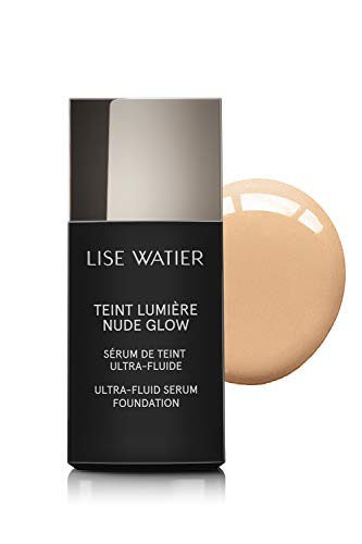 Lise Watier Teint Lumière Nude Glow Ultra-Fluid Serum Foundation, Naturel, 0.94 fl oz