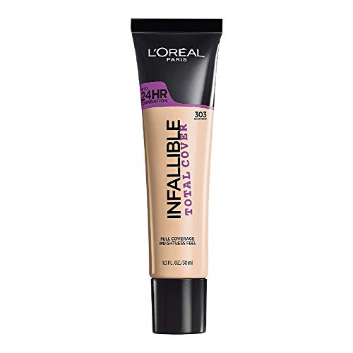 L'Oreal Paris Infallible Total Cover Foundation, Nude Beige, 1 fl; oz. L'Oreal Paris Infallible Total Cover Foundation, Nude Beige, 1 fl; oz.
