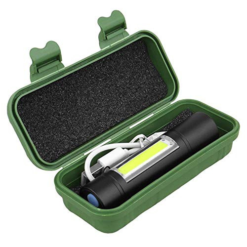 Ymiko Mini COB Flashlight Aluminium Alloy USB Charging Flashlight LED Mini Outdoor Camping Adventure Torch COB Torch Light LED Flashlightwith USB Cable Ymiko Mini COB Flashlight Aluminium Alloy USB Charging Flashlight LED Mini Outdoor Camping Adventure Torch COB Torch Light LED Flashlightwith USB Cable