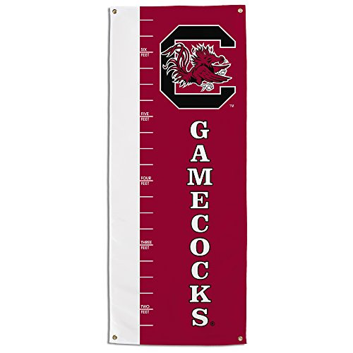 NCAA South Carolina Fighting Gamecocks Growth Chart Banner, Cardinal NCAA South Carolina Fighting Gamecocks Growth Chart Banner, Cardinal