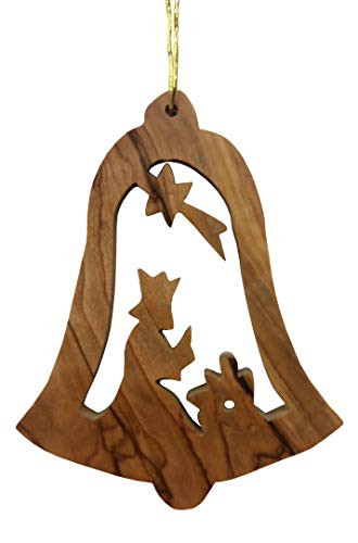 Earthwood A-08 Olive Wood Ornament, Brown