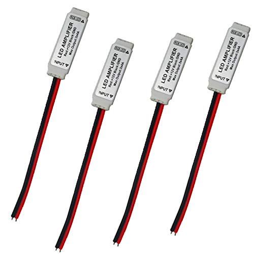 4PCS Mini RGB LED Signal Amplifier For SMD 5050 3528 DC 12V LED Light Strip 4PCS Mini RGB LED Signal Amplifier For SMD 5050 3528 DC 12V LED Light Strip
