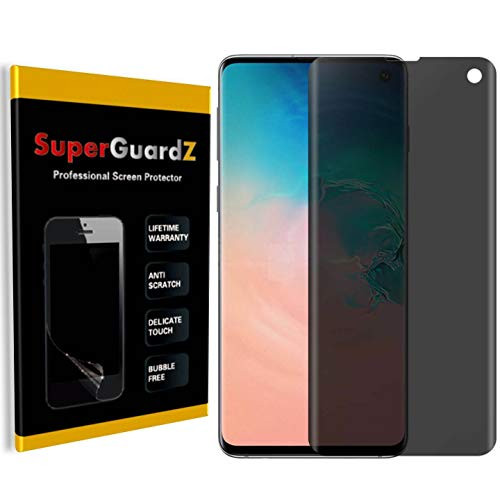 for Samsung Galaxy S10 Screen Protector  Privacy Anti-Spy , SuperGuardZ, Anti-Glare, Anti-Scratch  Lifetime Replacement  plus 2 Stylus Pen