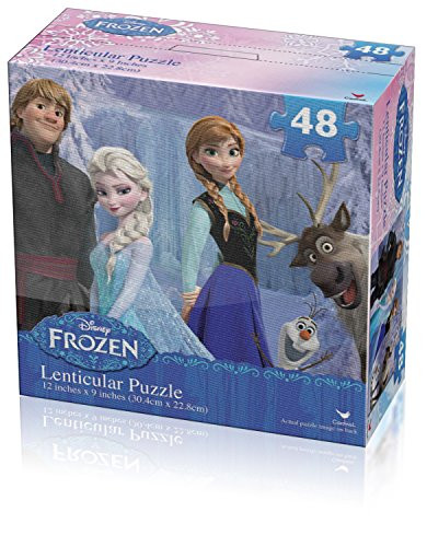 Disney Frozen Lenticular Puzzle (48-Piece) Styles Will Vary