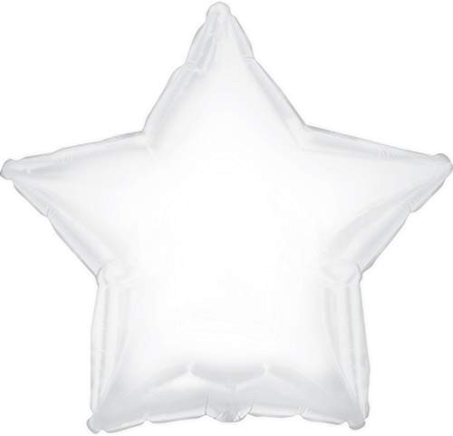 Kelli's Shop Cti Industries Corporation White Star Foil Balloon