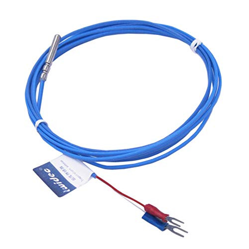 Twidec /2M Waterproof Stainless Steel K-Type Sensor Probes Metal Head Probe 30MM for Thermocouple Sensor  and  Meter Temperature Controller(Temperature Range:-50~200 °C) TA-6340-W
