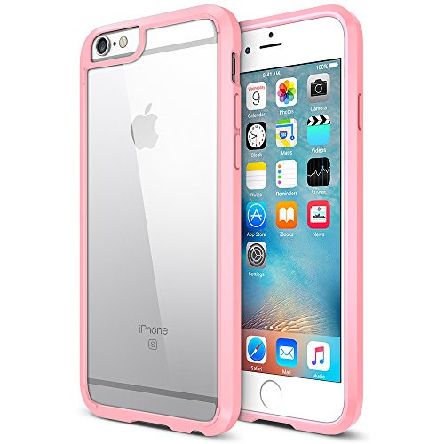 iPhone 6S Case , Trianium [Clear Cushion] For Apple iPhone 6 6S (2014/2015) [Scratch Resistant] Premium iPhone 6 Clear Case Shock-Absorbing TPU Bumper with Hard Back Panel - Cotton Candy