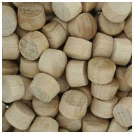 WidgetCo 3/8 inch Maple Oval Wood Plugs