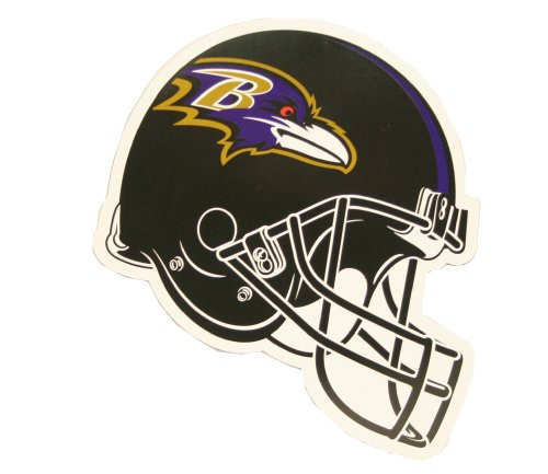 Fremont Die NFL Baltimore Ravens Vinyl Helmet Magnet, 8 inch, Team Colors Fremont Die NFL Baltimore Ravens Vinyl Helmet Magnet, 8 inch, Team Colors