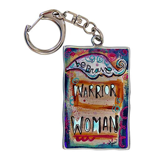 Cathedral Art Key Ring - Warrior Woman One Size Multicolored