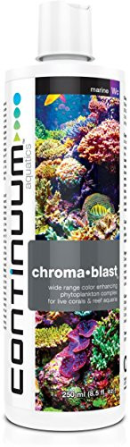 Continuum Aquatics Chroma Blast - Color Enhancing Phytoplankton Complex for Live Corals  and  Reefs, 250 ml