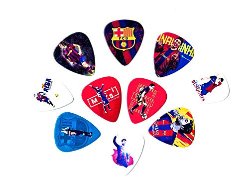 Barcelona Legends Guitar Picks (10 medium picks in a packet)(Collectibles for fans)