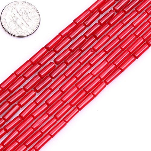 3x7mm Column Tube Red Coral Beads Loose Gemstone Beads for Jewelry Making Strand 15 Inch (57pcs) 3x7mm Column Tube Red Coral Beads Loose Gemstone Beads for Jewelry Making Strand 15 Inch (57pcs)