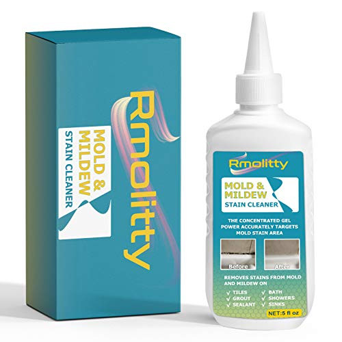 Mold and Mildew Remover Cleaning Gel-Mold Remover Gel Mildew Remover Household Cleaner for Wall Tiles Grout Sealant Bathroom Cleaning Home Kitchen Sinks Cleaning - 5 FL oz