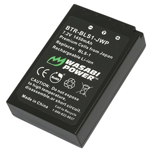 Wasabi Power Battery for Olympus BLS-01, BLS-1, PS-BLS1 and Olympus E-400, E-410, E-420, E-450, E-600, E-620, Pen E-P1, E-P2, E-P3, E-PL1, E-PL3, E-PM1