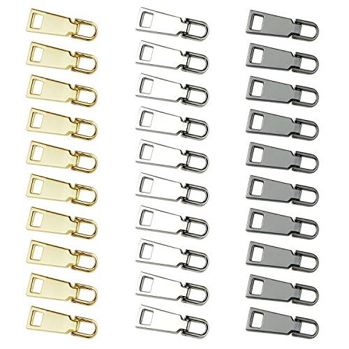 30 Pieces Zipper Head Luggage Accessories 5 Zipper Pull Card Detachable Pull Tab Repair Zipper Detachable Pull Tab Luggage Accessories for Clothes Bags DIY Crafts 30 Pieces Zipper Head Luggage Accessories 5 Zipper Pull Card Detachable Pull Tab Repair Zipper Detachable Pull Tab Luggage Accessories for Clothes Bags DIY Crafts