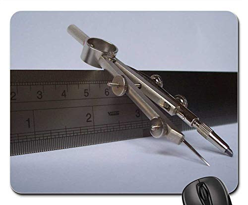 Mouse Pad - Zirkel Ruler Writing Utensils Architecture Geometry