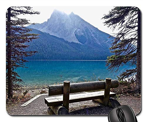 Mouse Pad - Seat Chair Outdoors Seating Wooden Mountains View