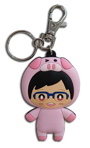 Great Eastern Entertainment Ice SD Yuri Pig Pajamas PVC Keychain Multi