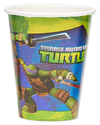 American Greetings, Teenage Mutant Ninja Turtle 9 oz. Paper Cups, 8-Count