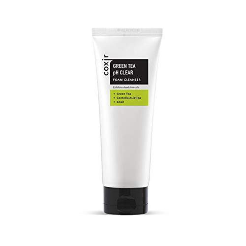 COXIR Greentea pH Clear Foam Cleanser, (150ml / 5.07 oz)