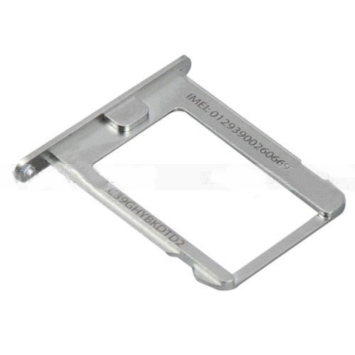 iPhone 4S Sim Card Tray Holder Slot - Silver
