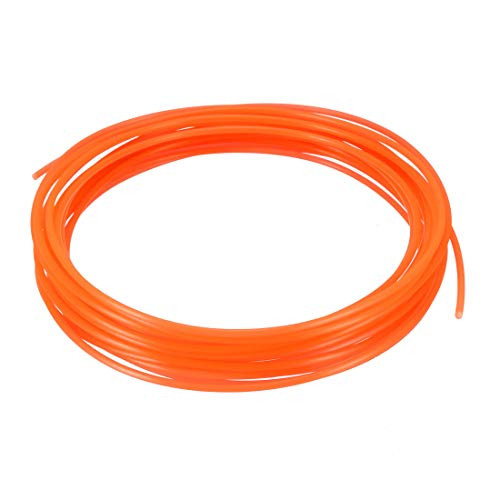 uxcell 3D Pen Filament Refills,16Ft,1.75mm PLA Filament Refills,Dimensional Accuracy plus/- 0.02mm,for 3D Printer,Luminous Orange