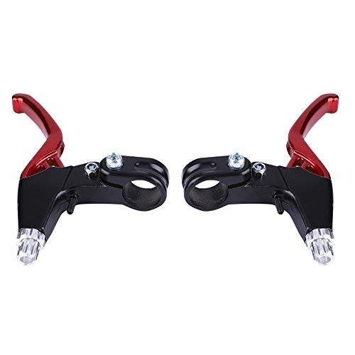 Bicycle Handle Brake Lever Universal Handbrake, Mountain Road Bike Brake Lever Handlebar V Brake Bicycle Brake Brakes Accessories(red)