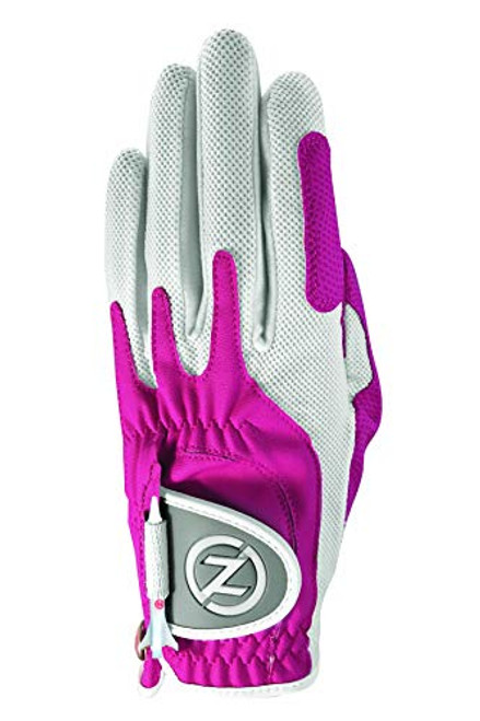 Zero Friction Women's Golf Gloves, Left Hand, One Size, Pink