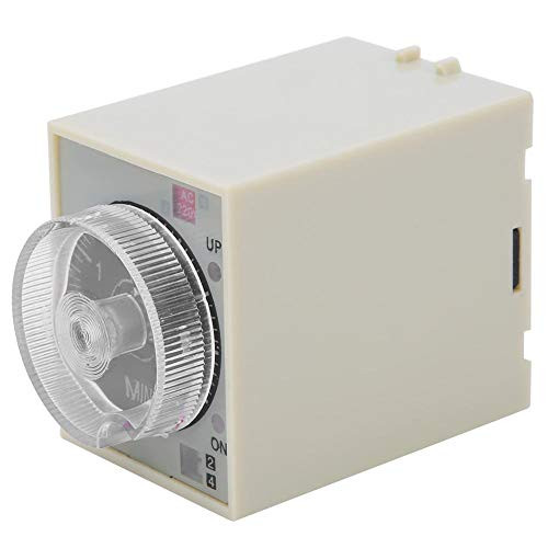 Delay Timer Relay, 220VAC 50/60Hz Knob Time Relay, Delay Timer Time Relay Adjustable Knob Alloy Contact, for Remote Control, Communication, mechatronics