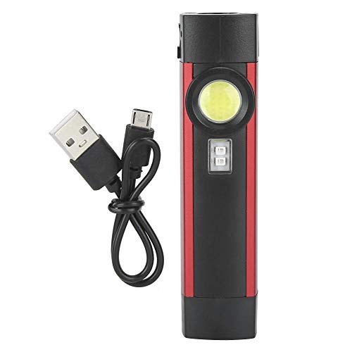 Conkergo Portable COB Purple Light LED Flashlight Mini Magnet Torch 4 Modes USB Rechargeable Working Lamp(5W)