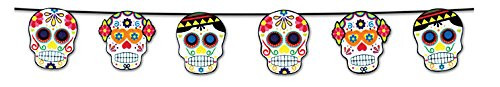 Forum Novelties Day of The Dead Halloween Garland