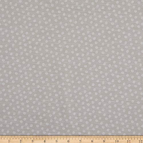 Whistler Studios A Stitch In Time Ditsy Daisy Tan Quilt Fabric
