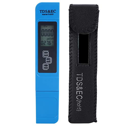 Water Quality Test Meter,Digital Ph Pen Meter,3 in 1 TDS Meter, EC Meter and Temperature for Household Drinking, Pool and Aquarium(No Backlight)