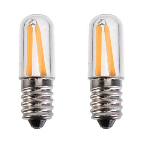 OSALADI 2pcs Microwave Fridge Light Bulb Led Oven Appliance Bulb Refrigerator Bulb High Temperature Resistant Lamp Oven Replacement Bulb